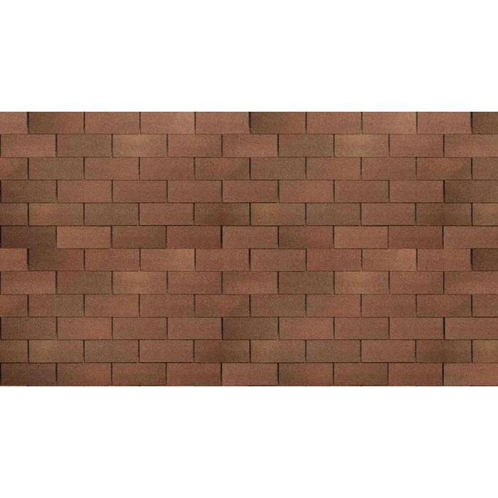 Гибкая черепица Технониколь Шинглас Фламенко Коричневый